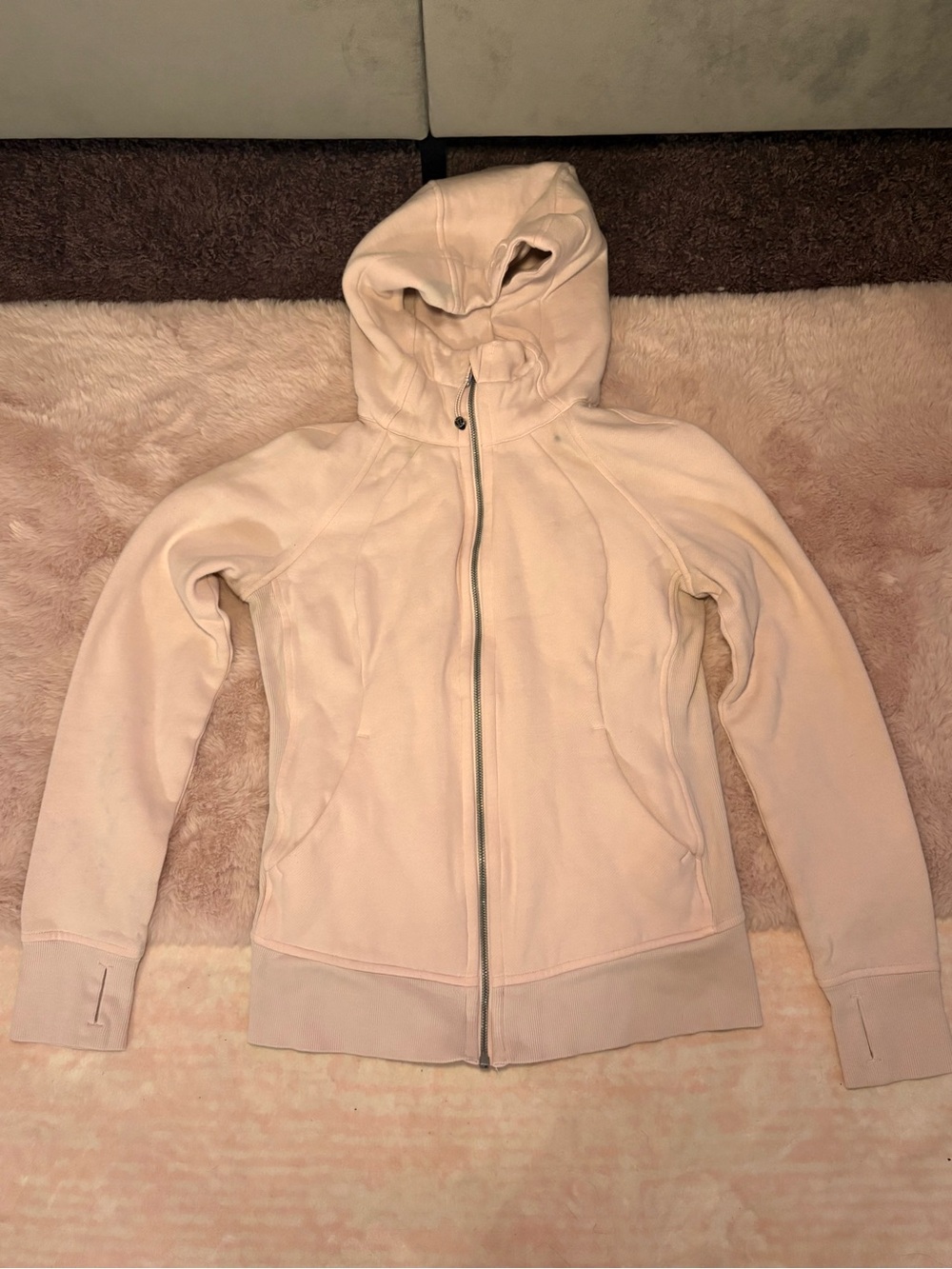 Lululemon pink scuba jacket